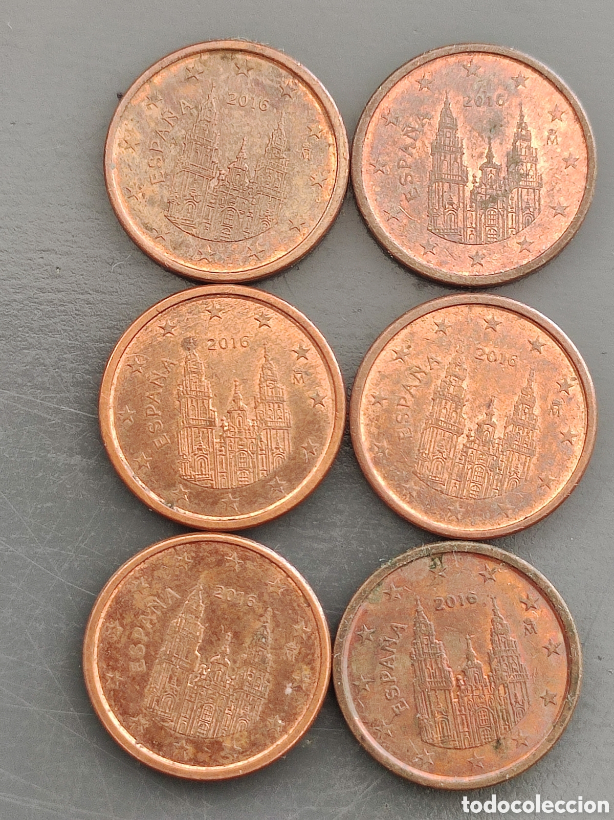 Euros: Monedas 1 c&eacute;ntimo exceso material 2016 - Foto 4