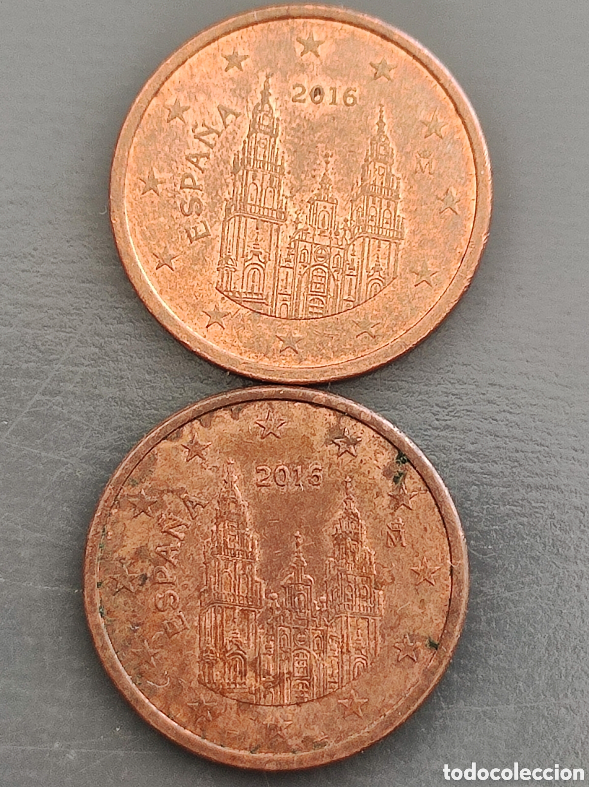 Euros: Monedas 5centimos Espa&ntilde;a 2016 - Foto 3