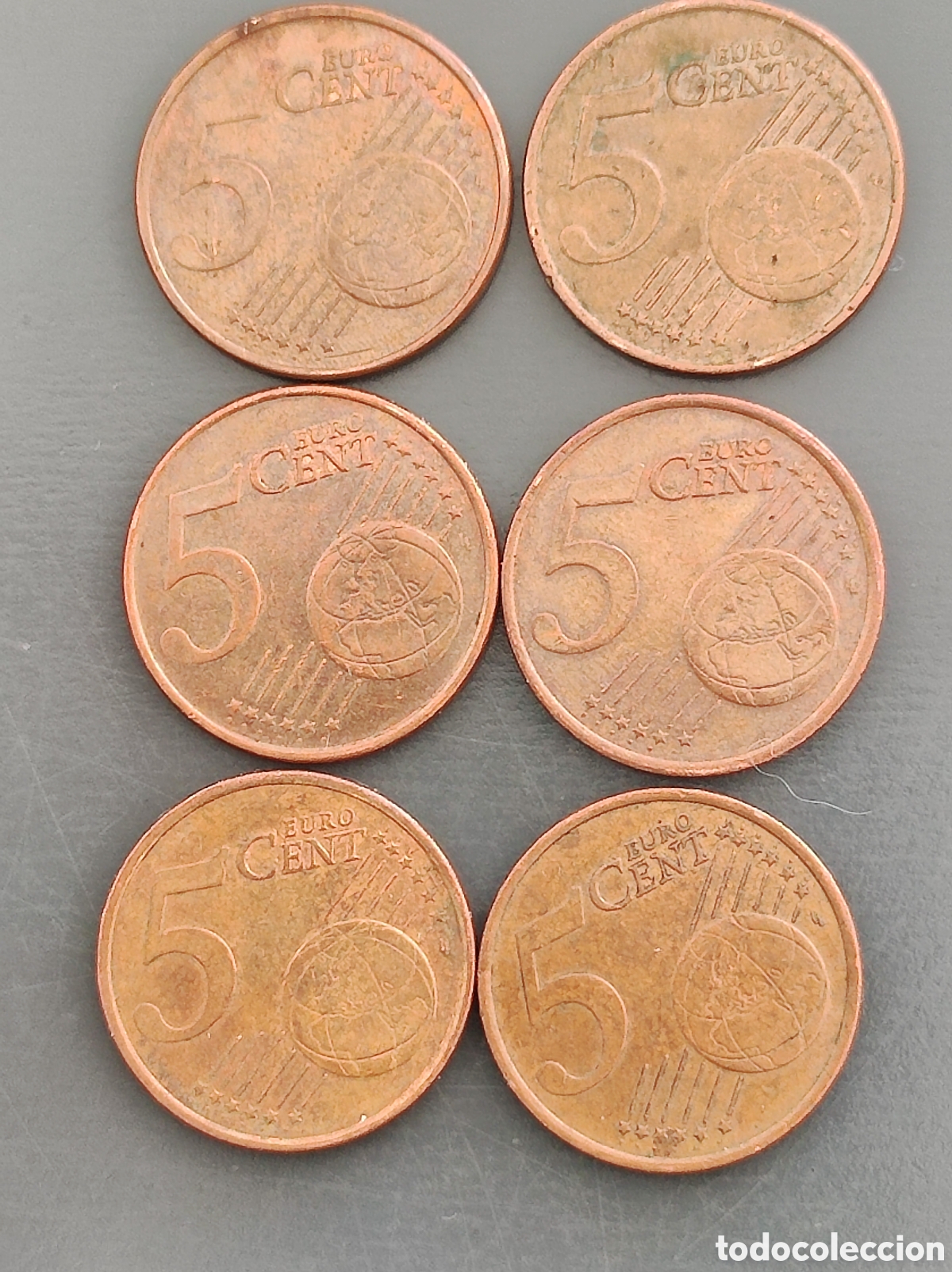 Euros: Lote monedas 5centimos Francia - Foto 2
