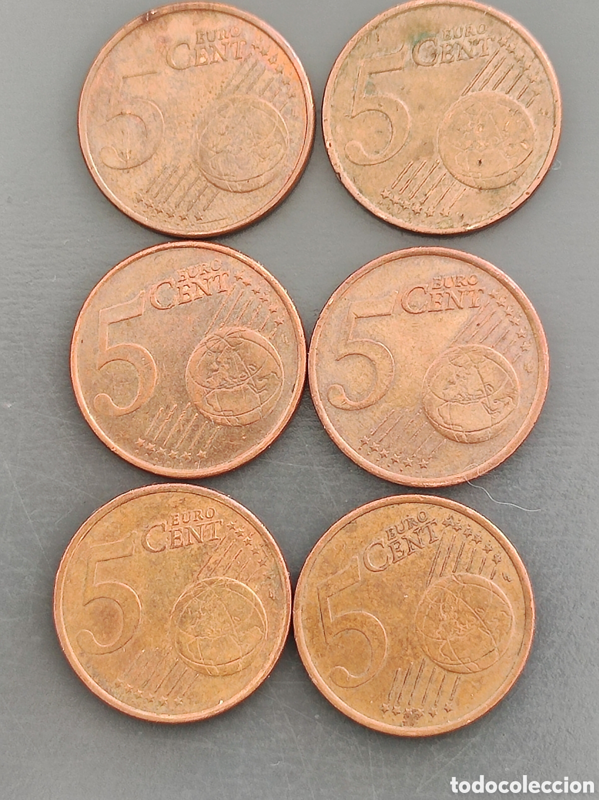 Euros: Lote monedas 5centimos Francia - Foto 4