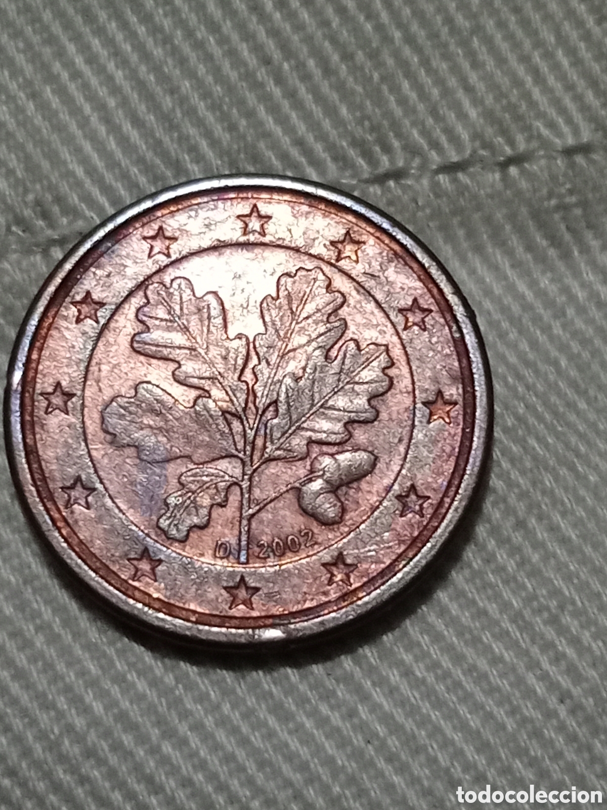 Euros: Rara 1centimo D 2002 error Alemania - Foto 4