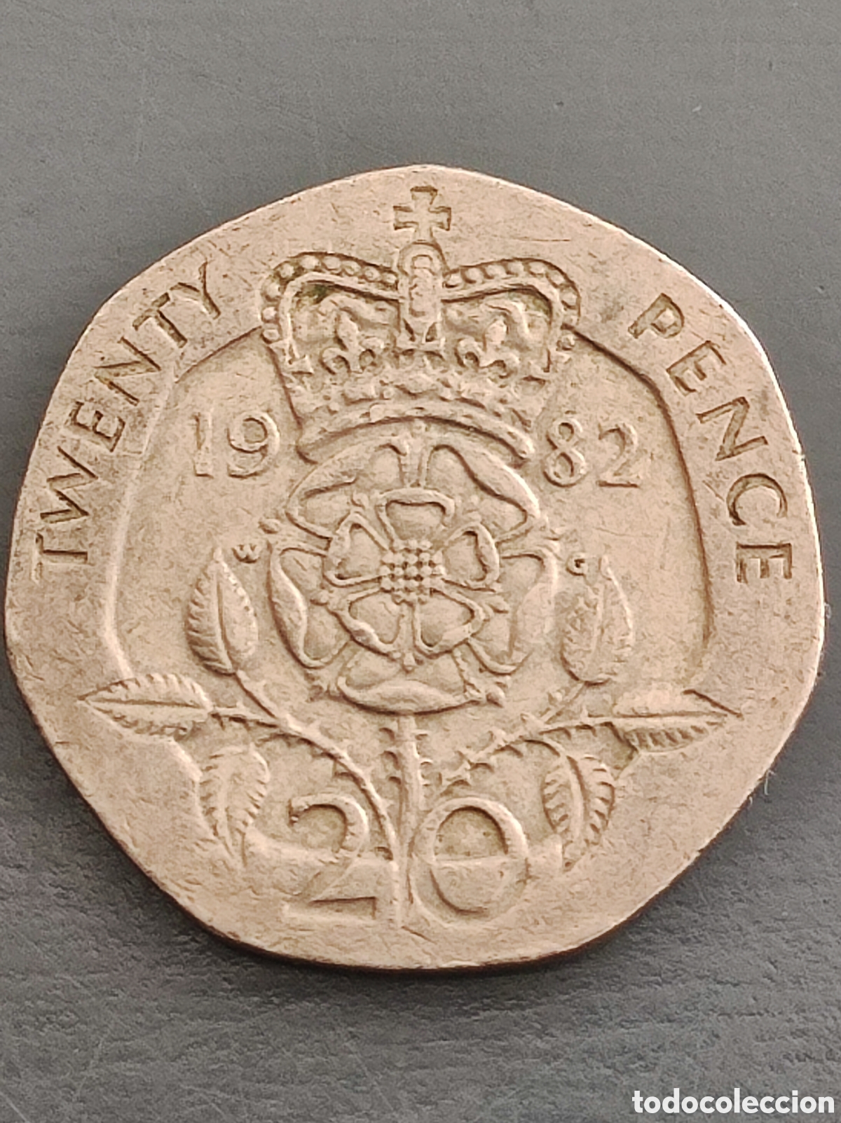 Euros: TWENTY PENCE 1982 rara - Foto 3