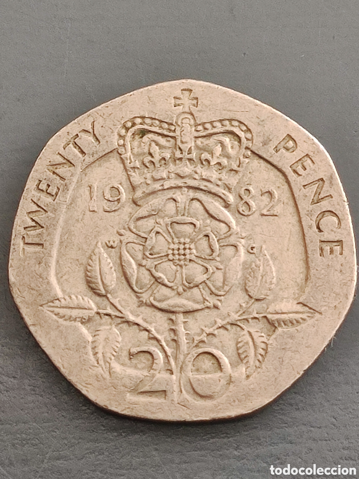 Euros: TWENTY PENCE 1982 rara - Foto 4
