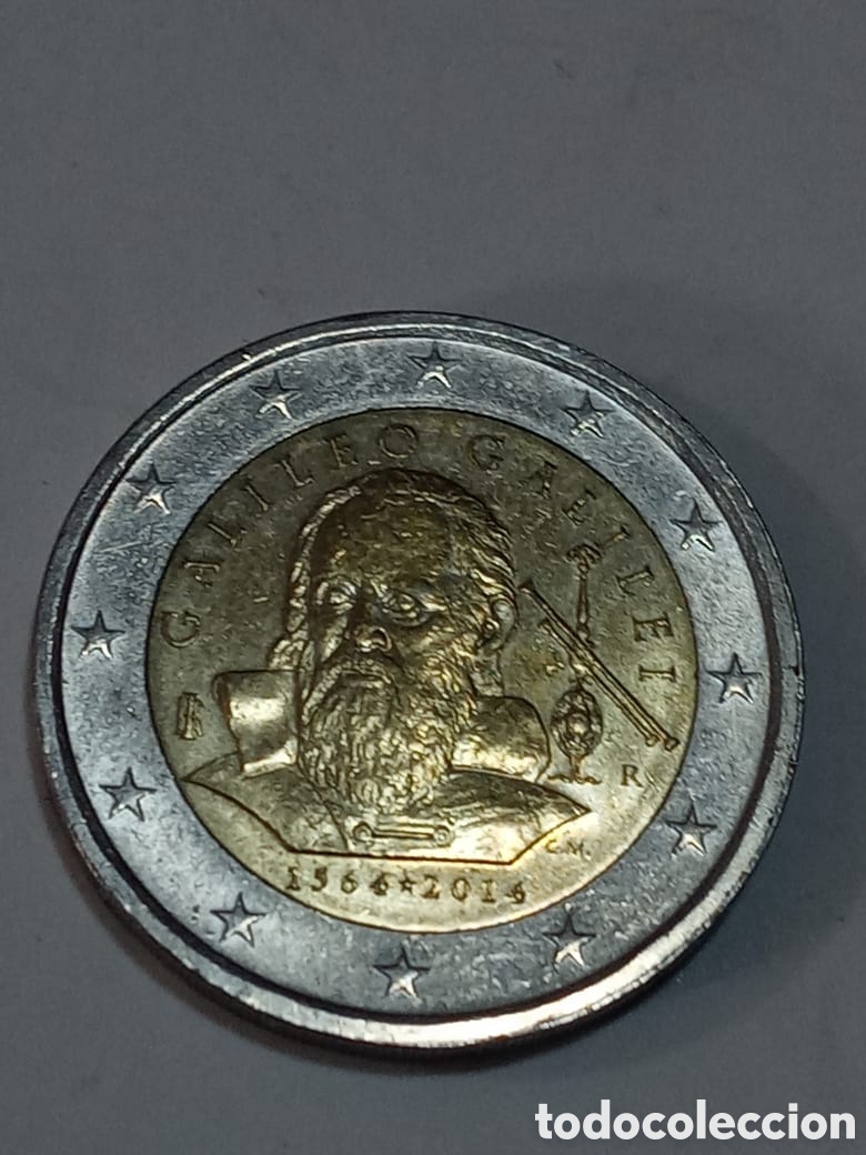 Euros: Rara 2 euro Galileo error 2014 - Foto 1