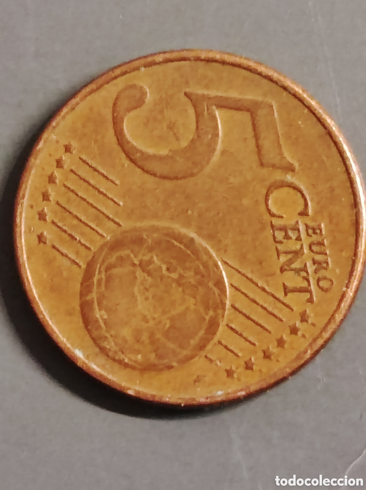 Euros: Moneda 5 c&eacute;ntimos Austria 2003 exceso material - Foto 3