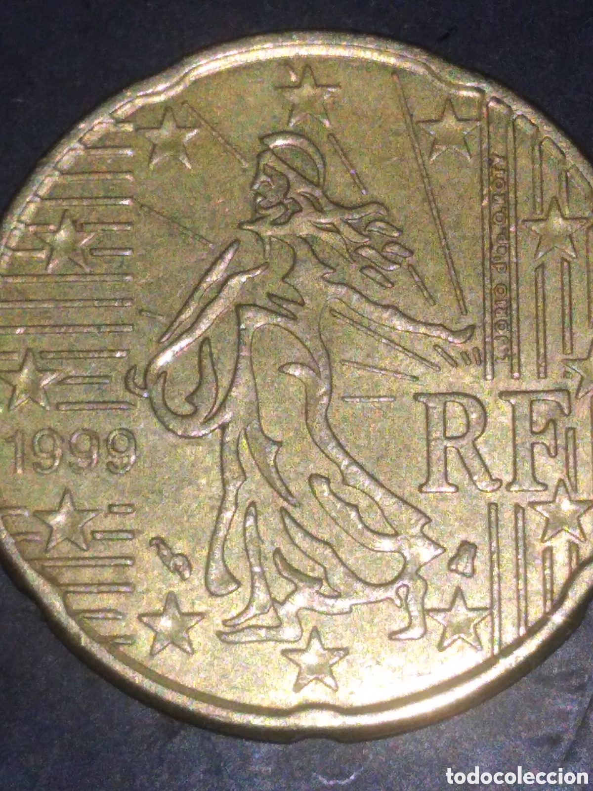 Euros: 20 c&eacute;ntimos Francia 1999 - Foto 1