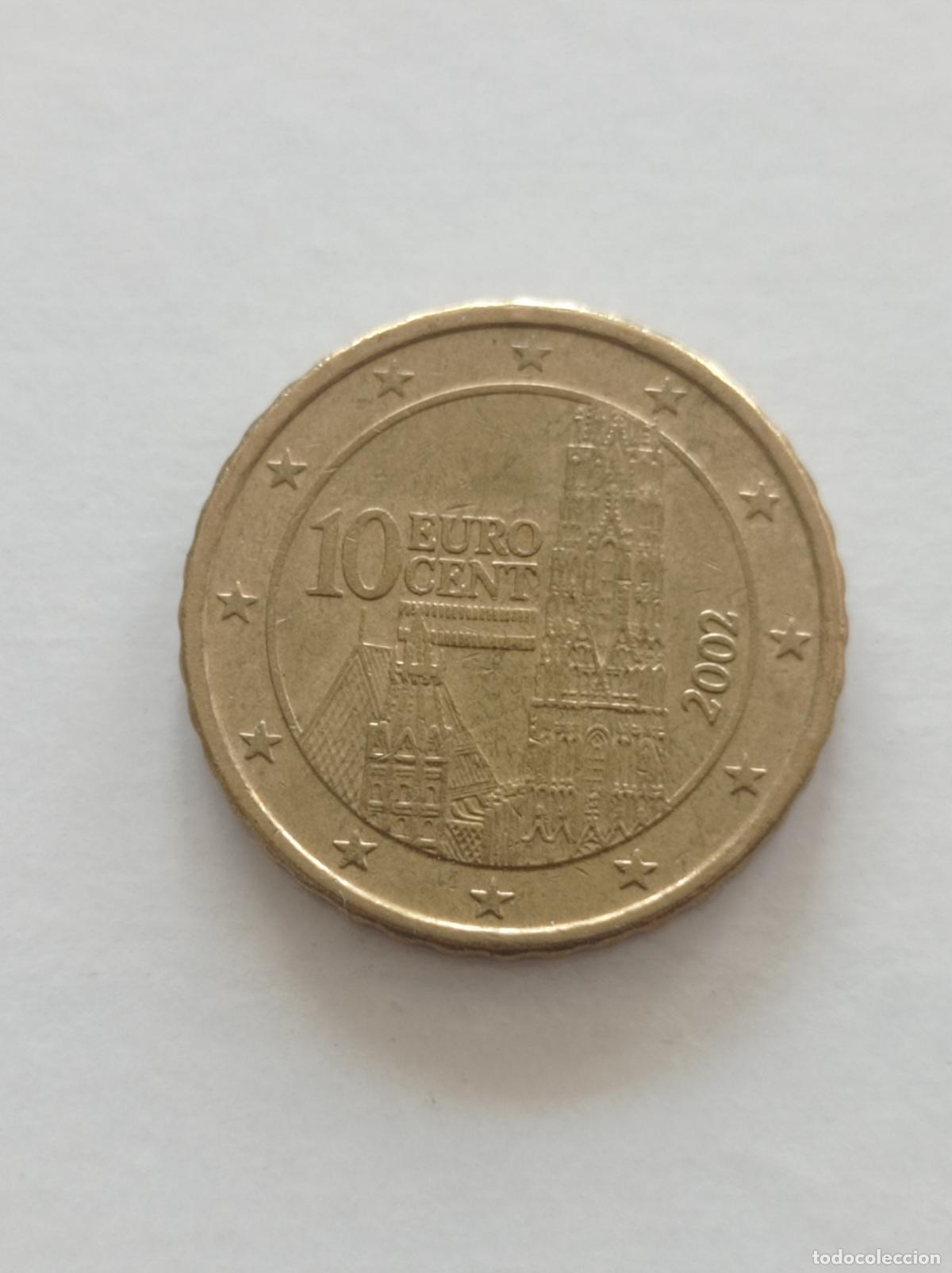 Euros: 10 CENTIMOS AUSTRIA A&Ntilde;O 2002 CIRCULADA - Foto 1