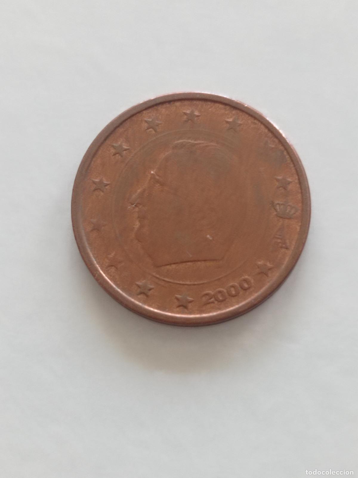 Euros: 2 CENTIMOS BELGICA A&Ntilde;O 2000 CIRCULADA - Foto 1