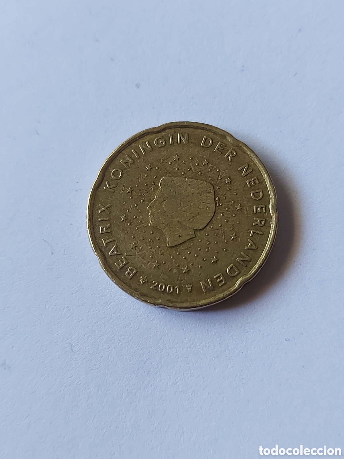 Euros: MONEDA HOLANDA 20 C&Eacute;NTIMOS EURO 2001 - Foto 1