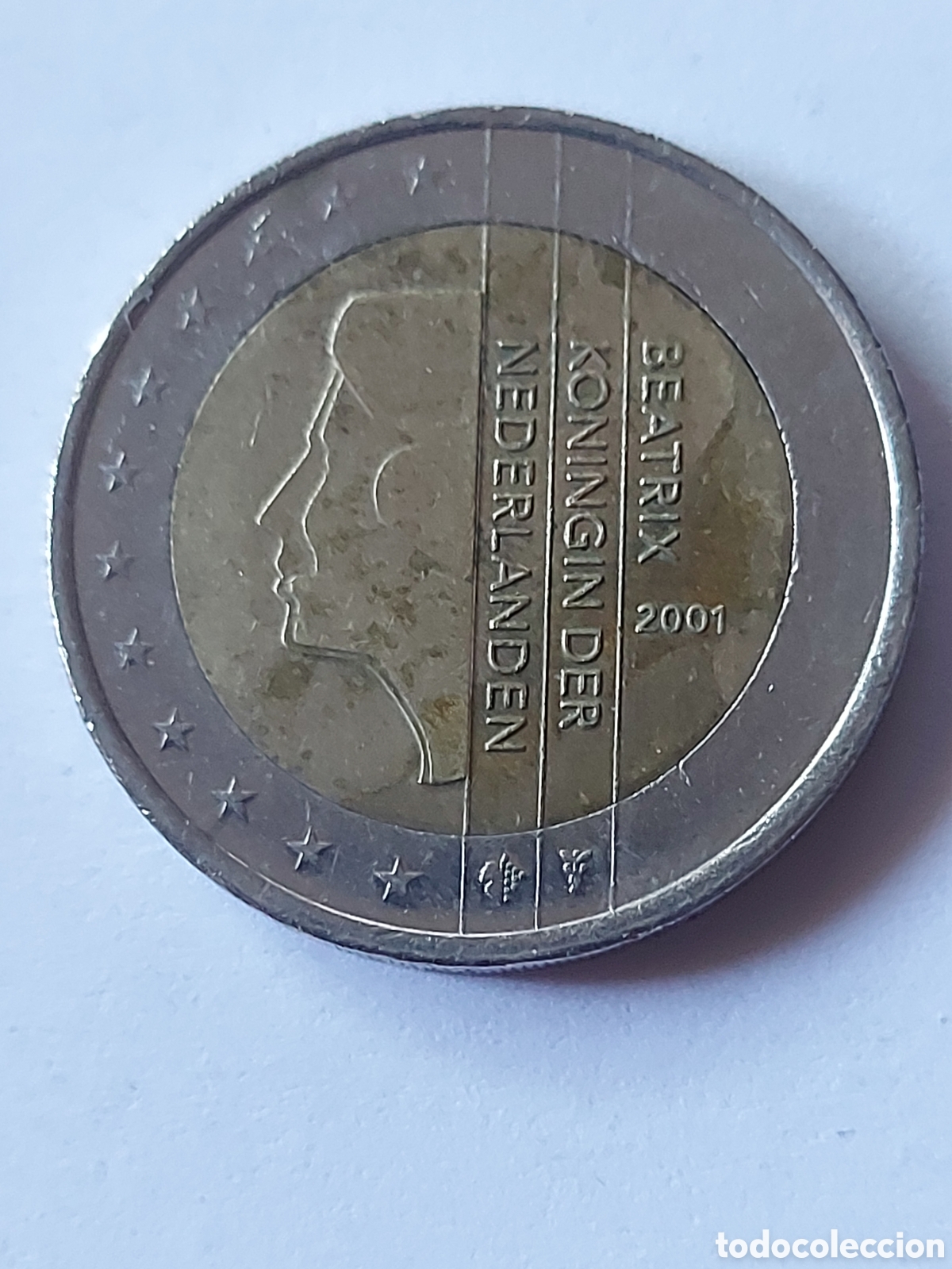 Euros: MONEDA HOLANDA 2 EURO A&Ntilde;O 2001 - Foto 1