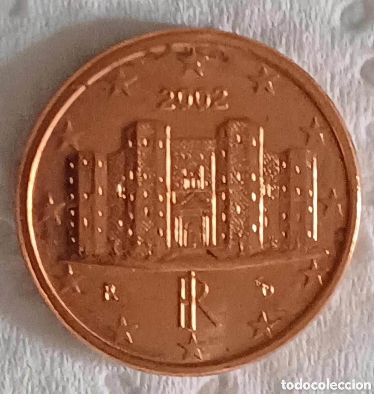 Euros: Moneda de 1cent de &euro; Italia 2002 S/C - Foto 1