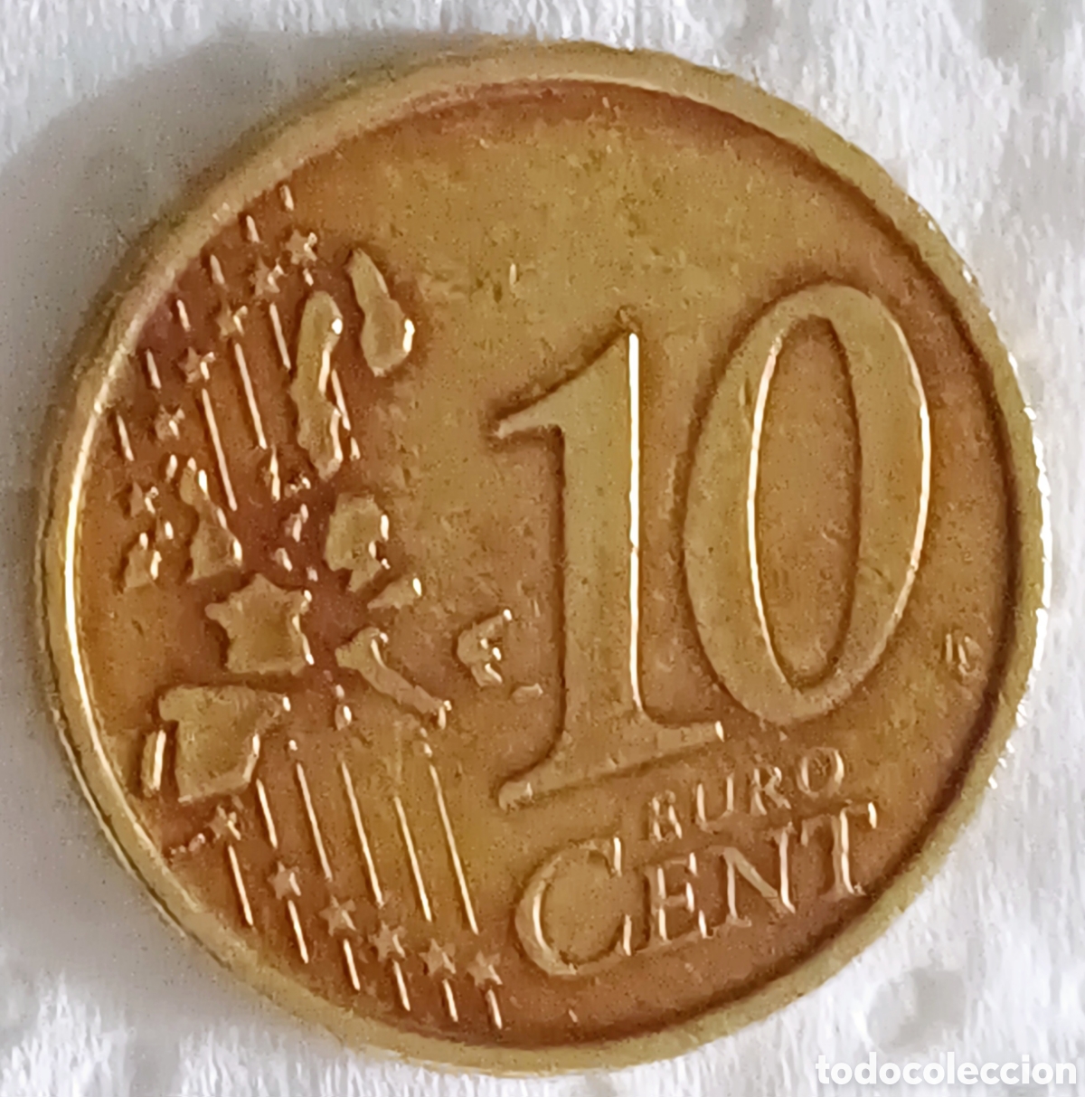 Euros: Moneda 10cent de &euro; Espa&ntilde;a 2002 - Foto 2