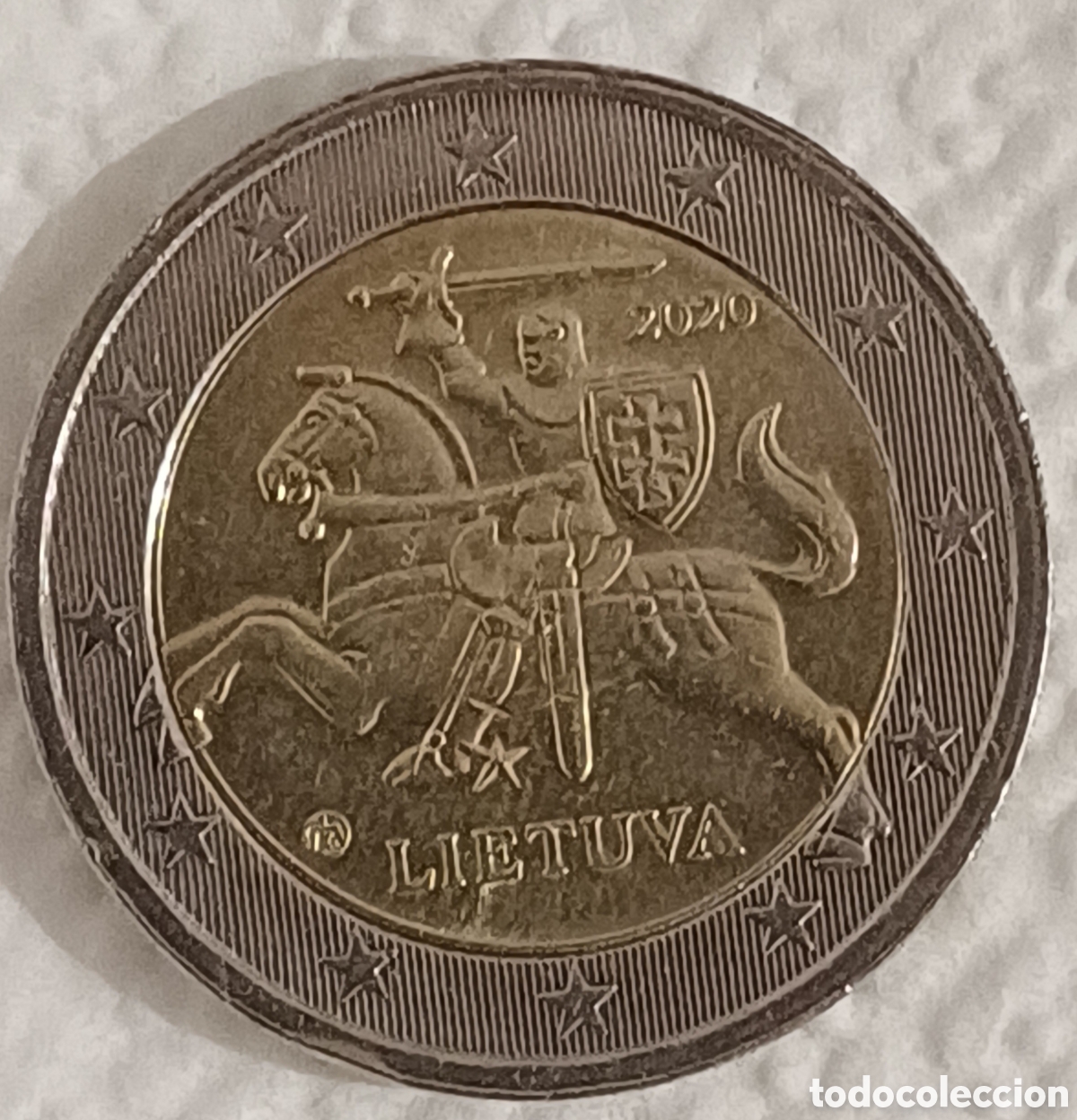 Euros: Moneda 2&euro; Lituania 2015 escasa - Foto 1