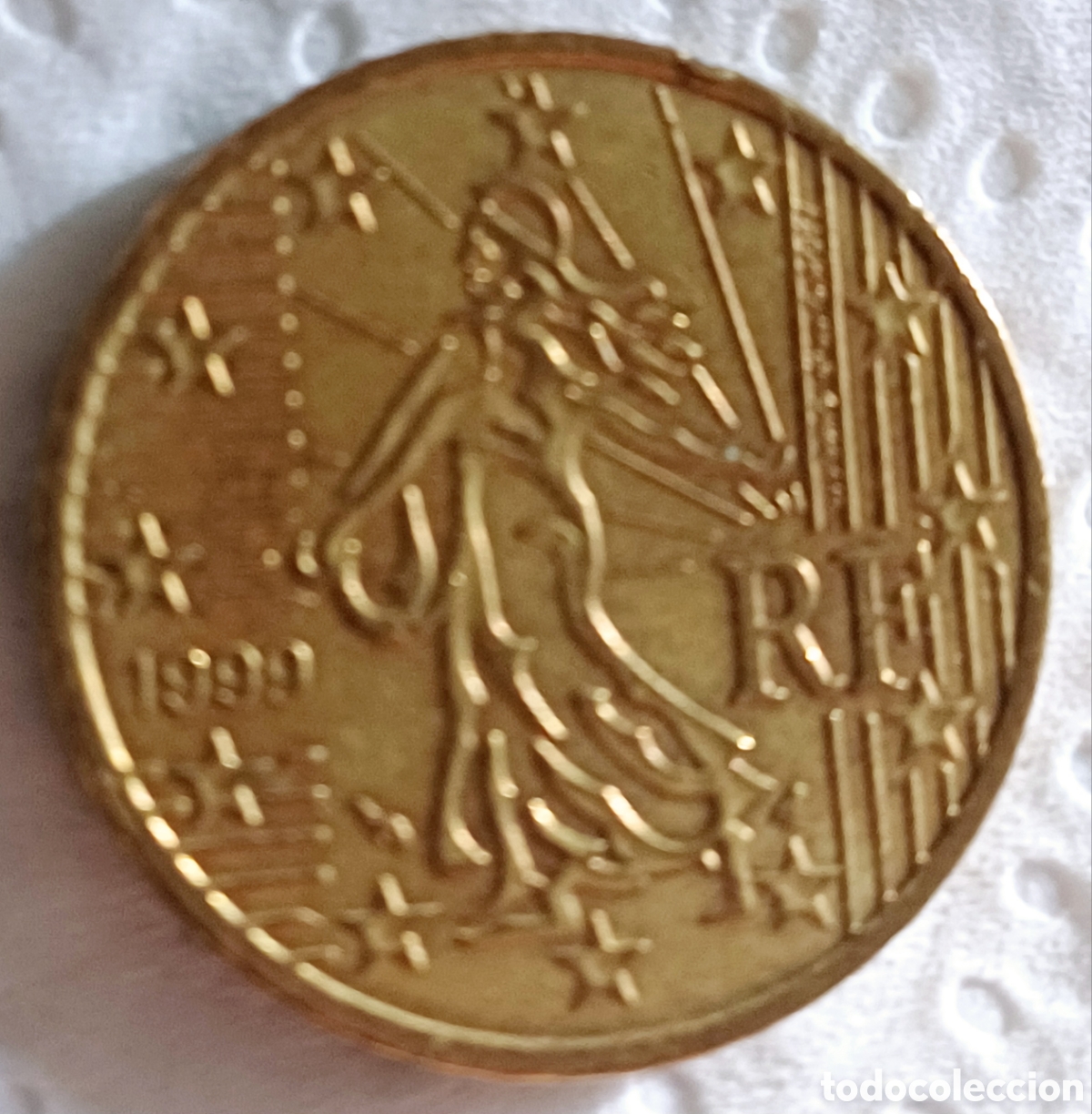 Euros: Moneda 50cent Francia 1999 - Foto 1
