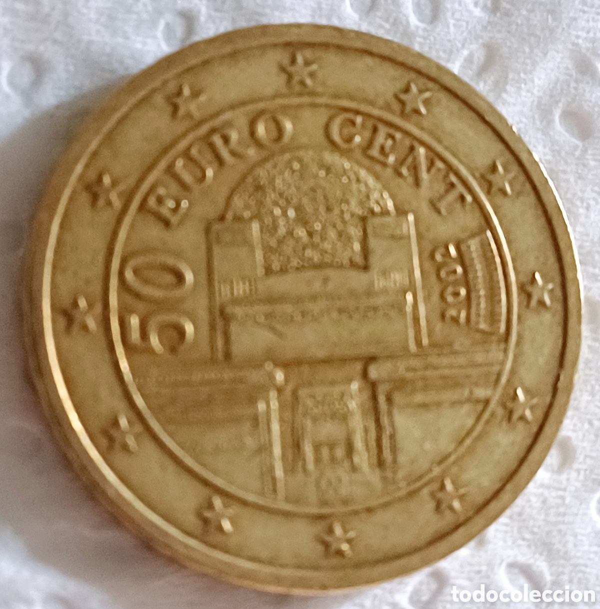 Euros: Moneda 50 cent de euro 2002 - Foto 1