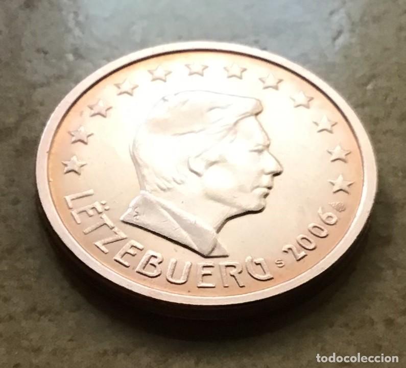 Euros: 2 c&eacute;ntimos de euro de Luxemburgo. A&ntilde;o 2006