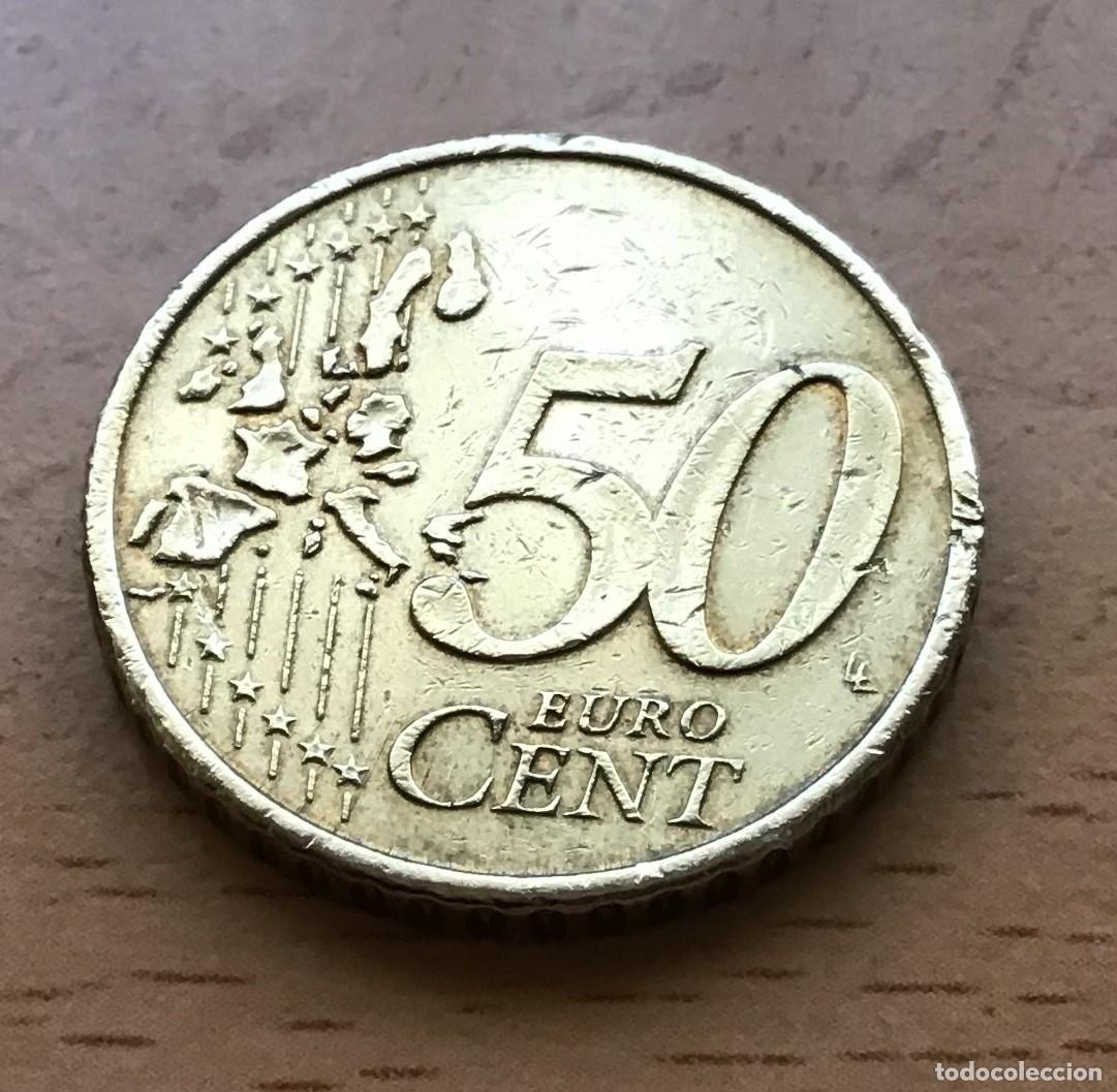 Euros: 50 c&eacute;ntimos de euro de Austria. A&ntilde;o 2003 - Foto 2