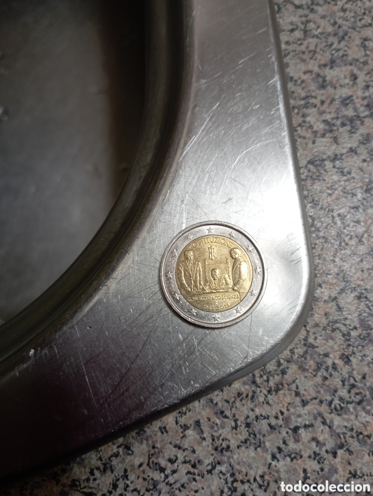 Euros: 2 euros constitucional 1948 a 2018 - Foto 1