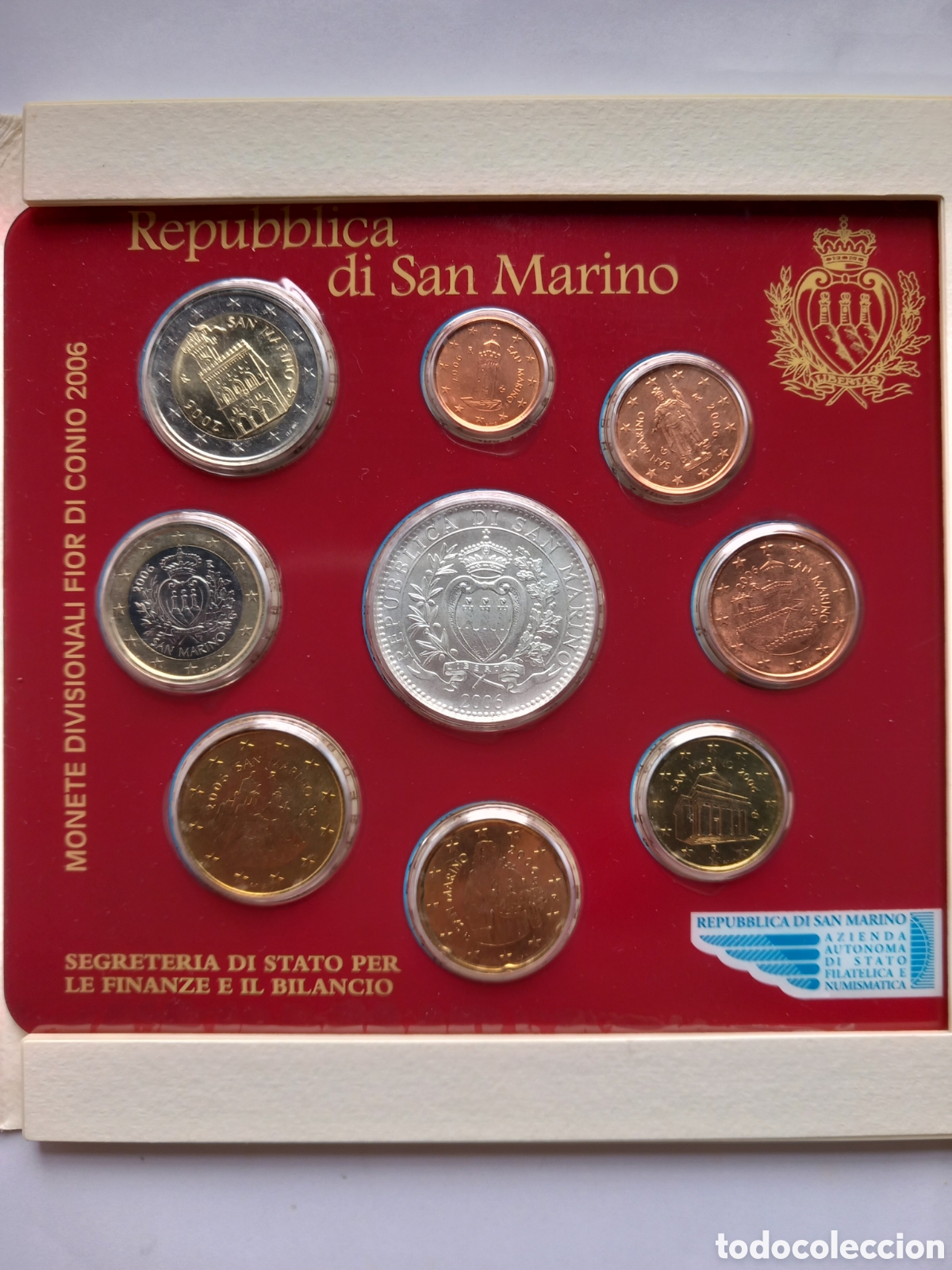 Euros: SAN MARINO 2006 CARTERA FDC - Foto 4