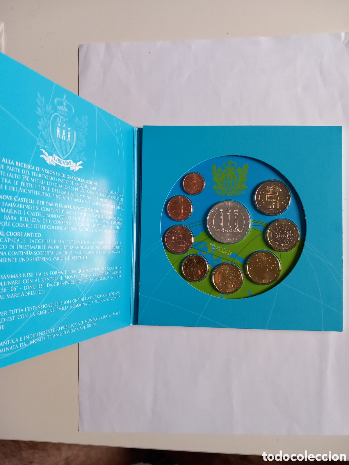 Euros: SAN MARINO 2008 CARTERA FDC - Foto 2