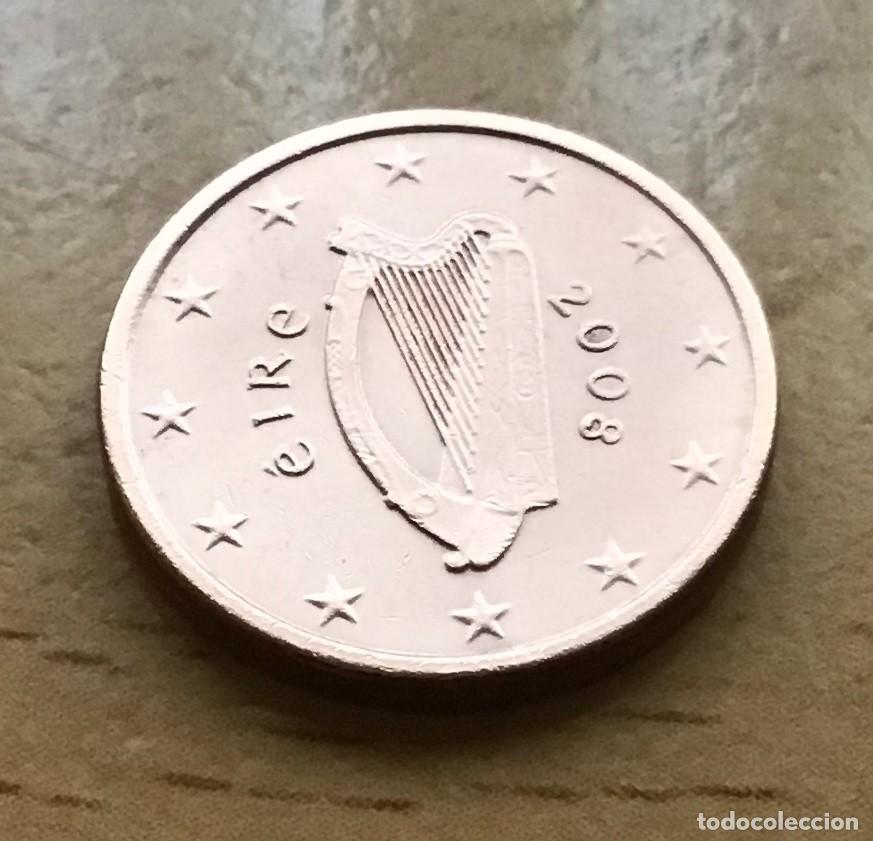 Euros: 1 c&eacute;ntimo de euro de Irlanda. A&ntilde;o 2008 - Foto 1