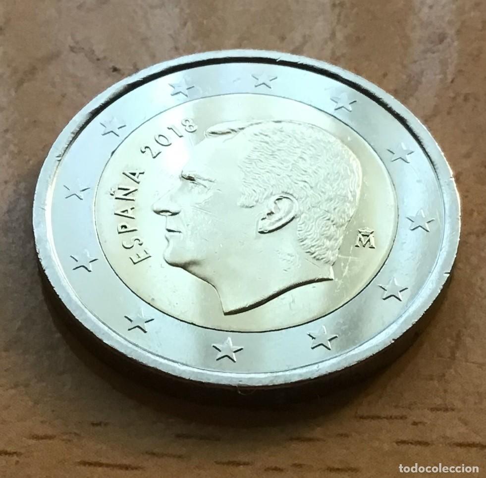 Euros: 2 euros de Espa&ntilde;a. A&ntilde;o 2018 - Foto 1