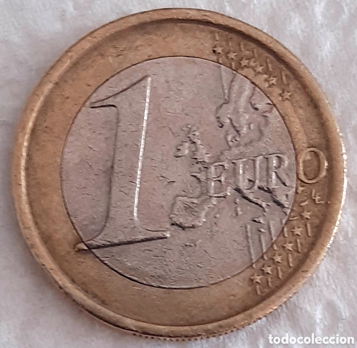 Euros: Moneda Italia 2002 con errores - Foto 2