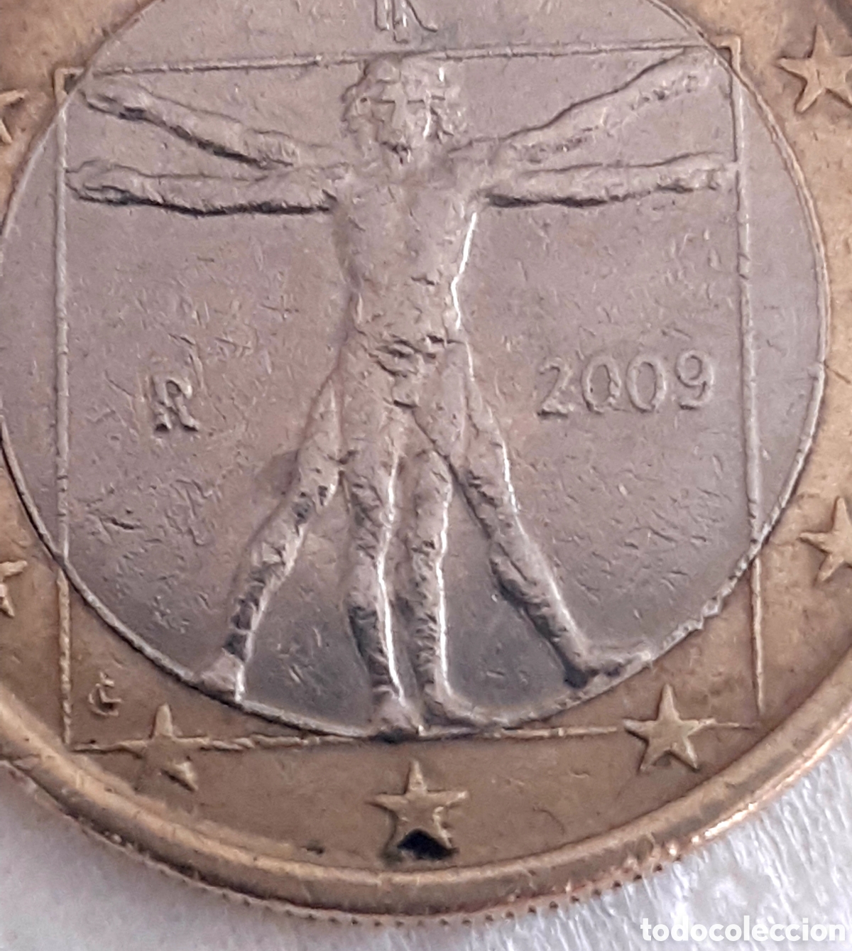 Euros: Moneda Italia 2002 con errores - Foto 3
