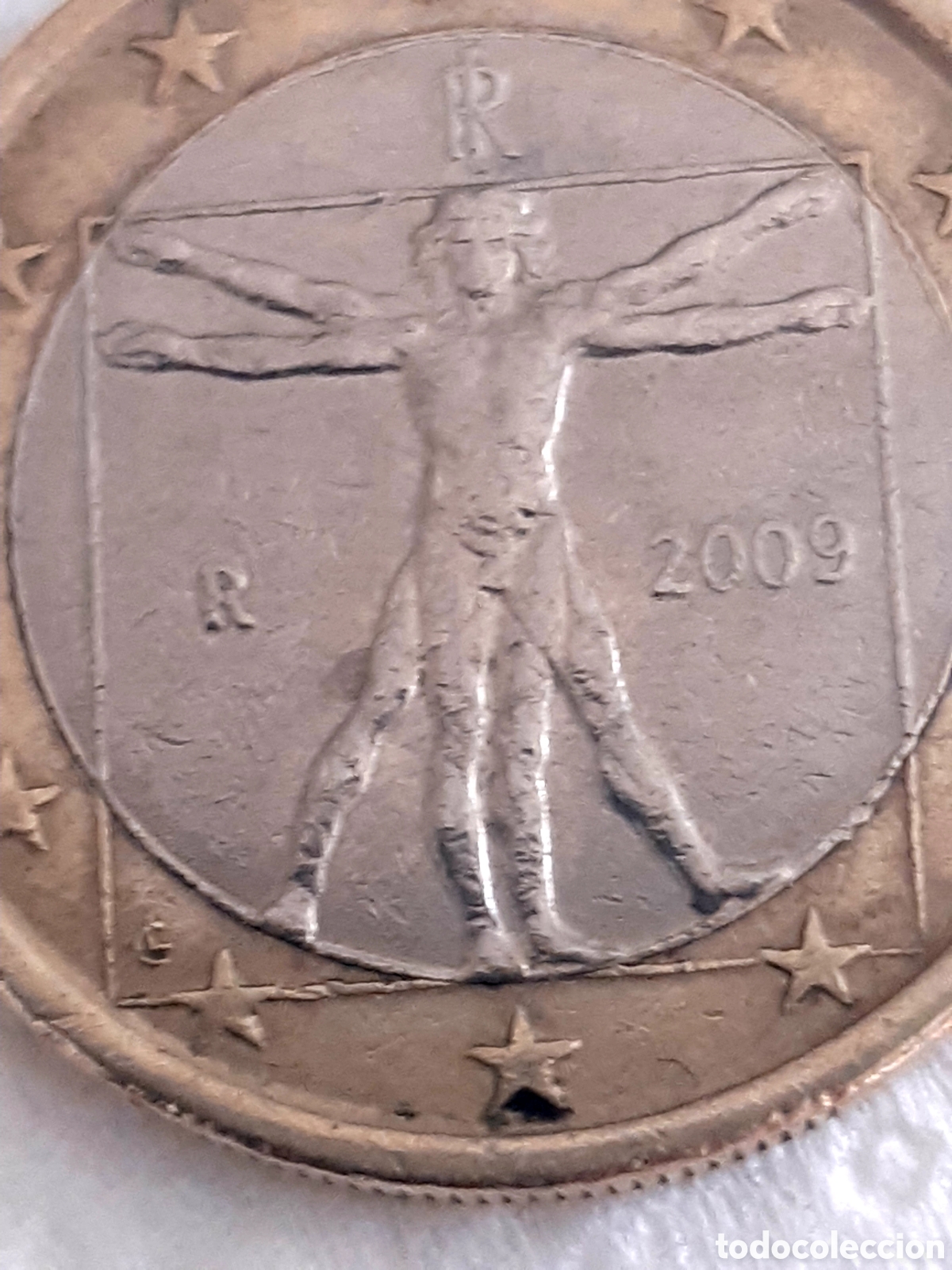 Euros: Moneda Italia 2002 con errores - Foto 1