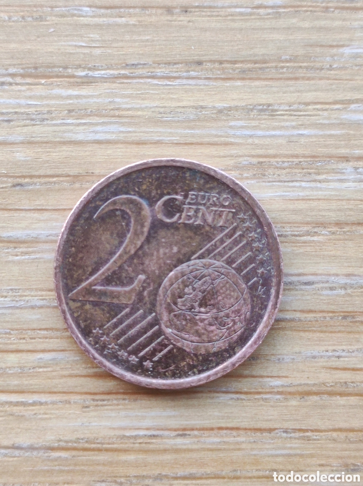 Euros: 2 c&eacute;ntimos Espa&ntilde;a 1999 error acunaccion y exceso material - Foto 4