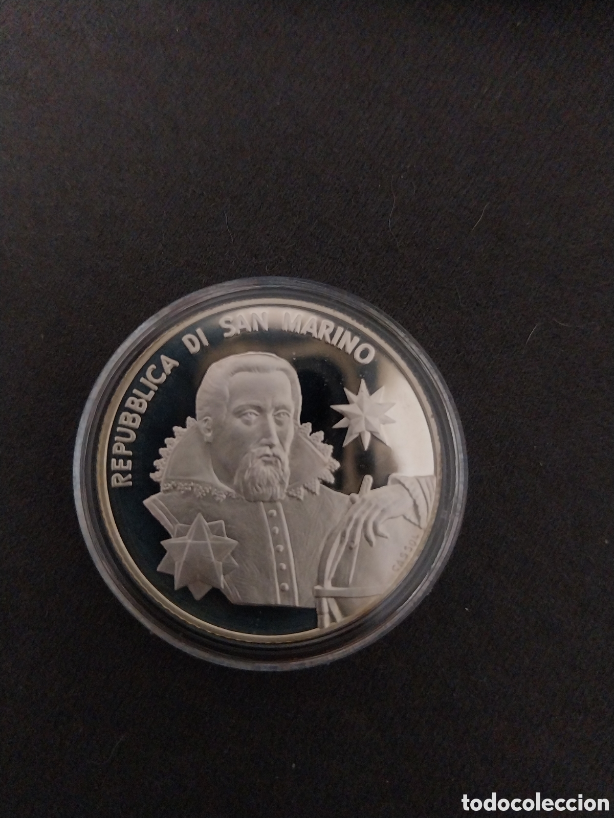 Euros: San Marino 2009 ,moneda 5 &euro; proof - Foto 4