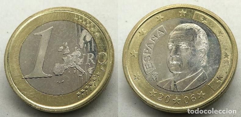 Euros: Moneda de Espa&ntilde;a 1 euro 2006 sin circular - Foto 1