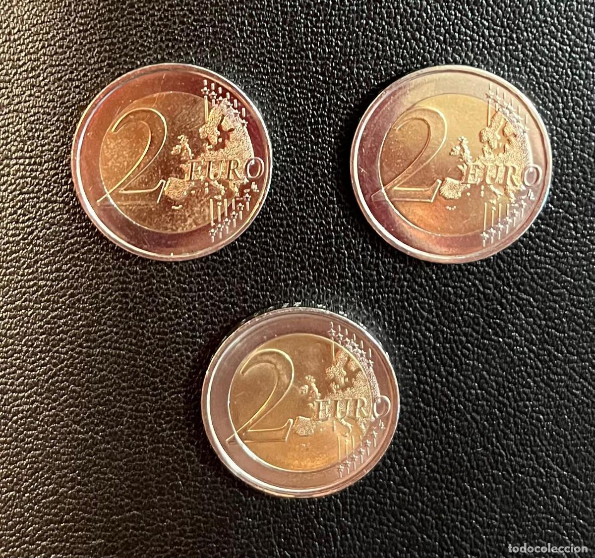 Euros: 3 MONEDAS PROGRAMA ERASMUS A&Ntilde;O 2022 3 PA&Iacute;SES - Foto 2