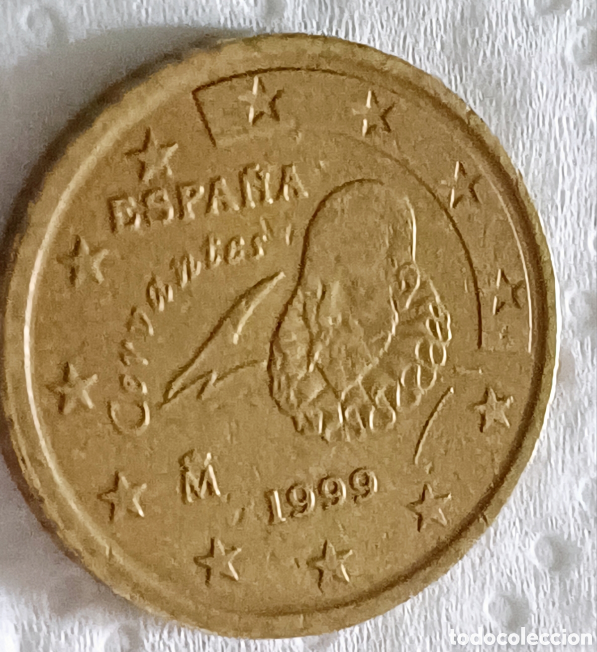 Euros: 10cnt de Espa&ntilde;a 1999, Cervantes - Foto 1