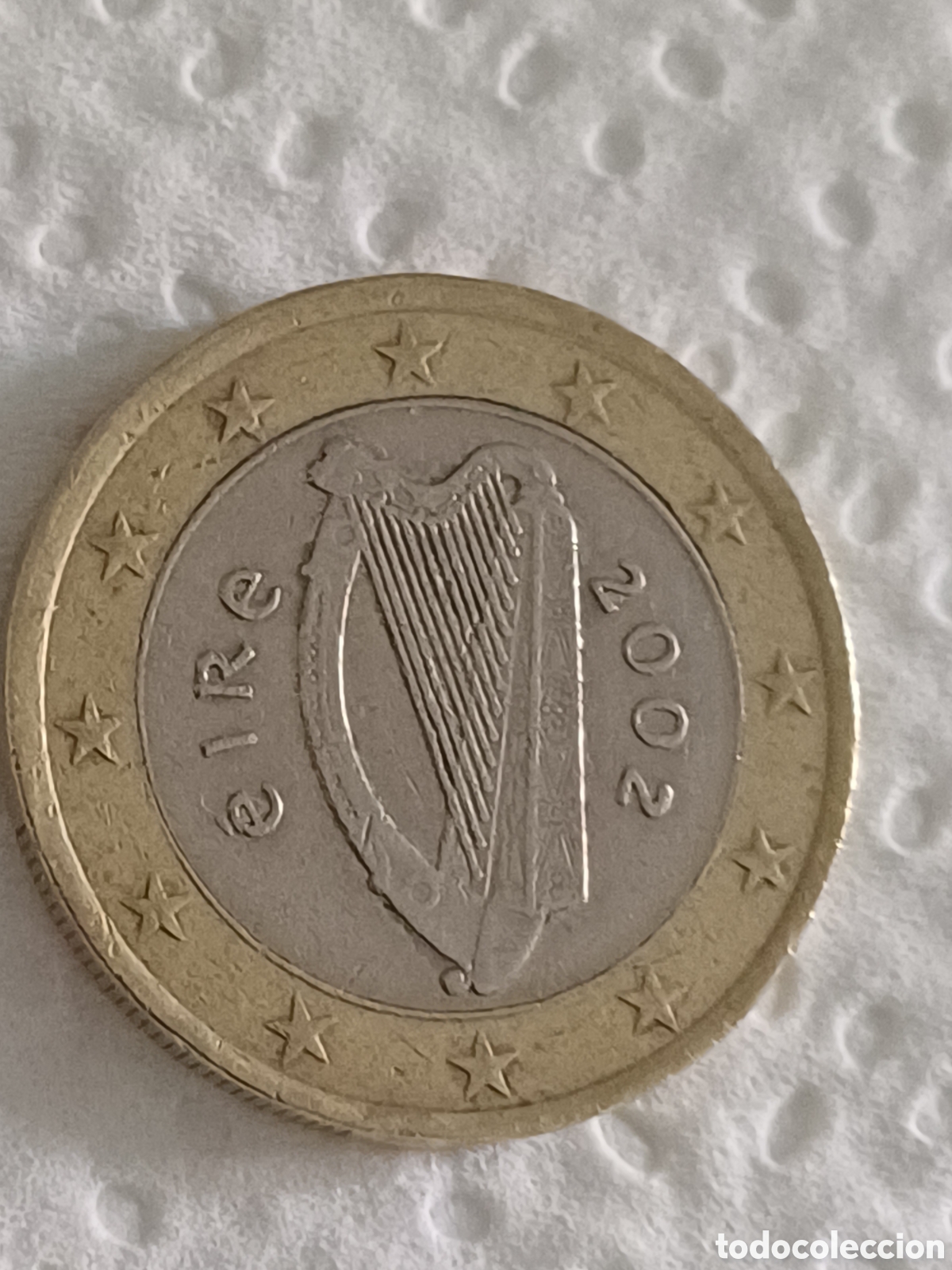 Euros: Moneda de 1&euro; Eire 2002 - Foto 1