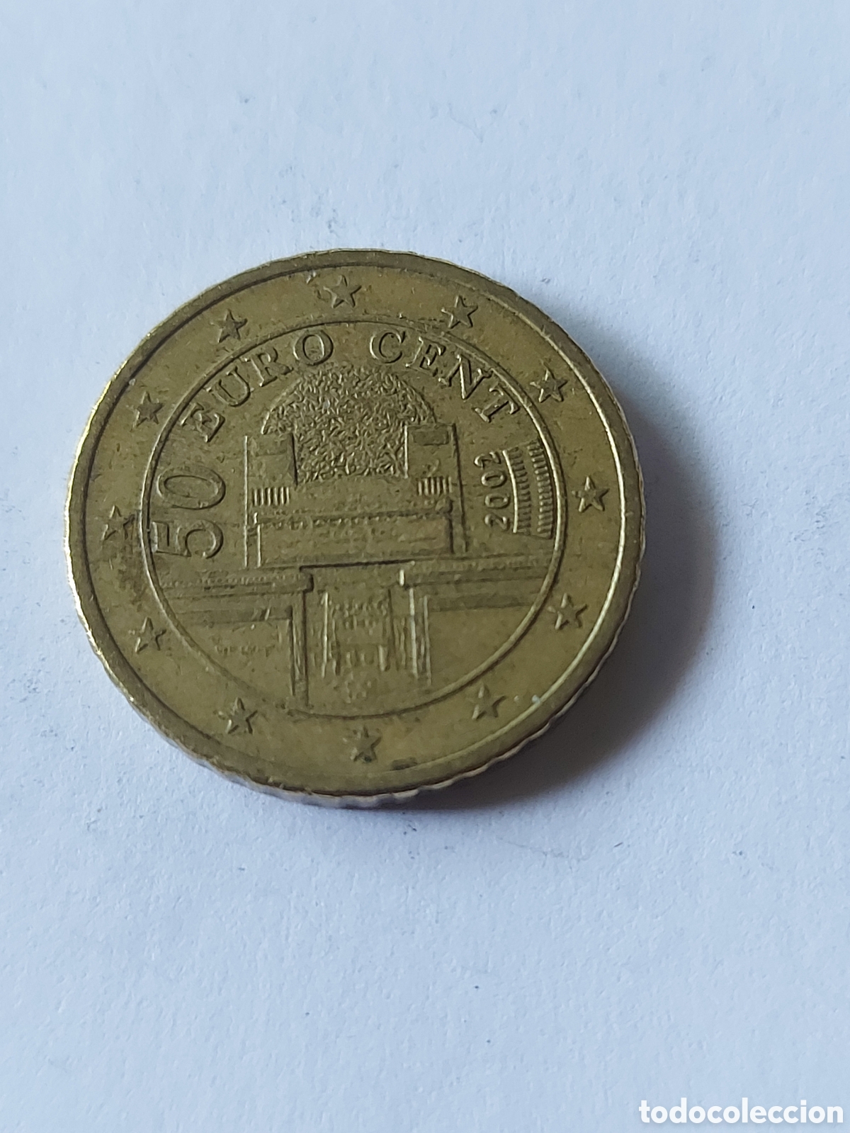 Euros: MONEDA AUSTRIA 50 CENTIMOS EURO A&Ntilde;O 2002. - Foto 1