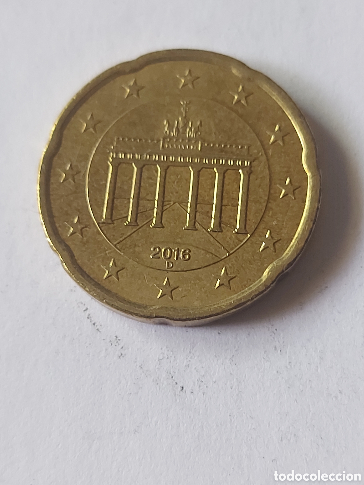 Euros: MONEDA ALEMANIA 20 CENTIMO EURO 2016 CECA D - Foto 1