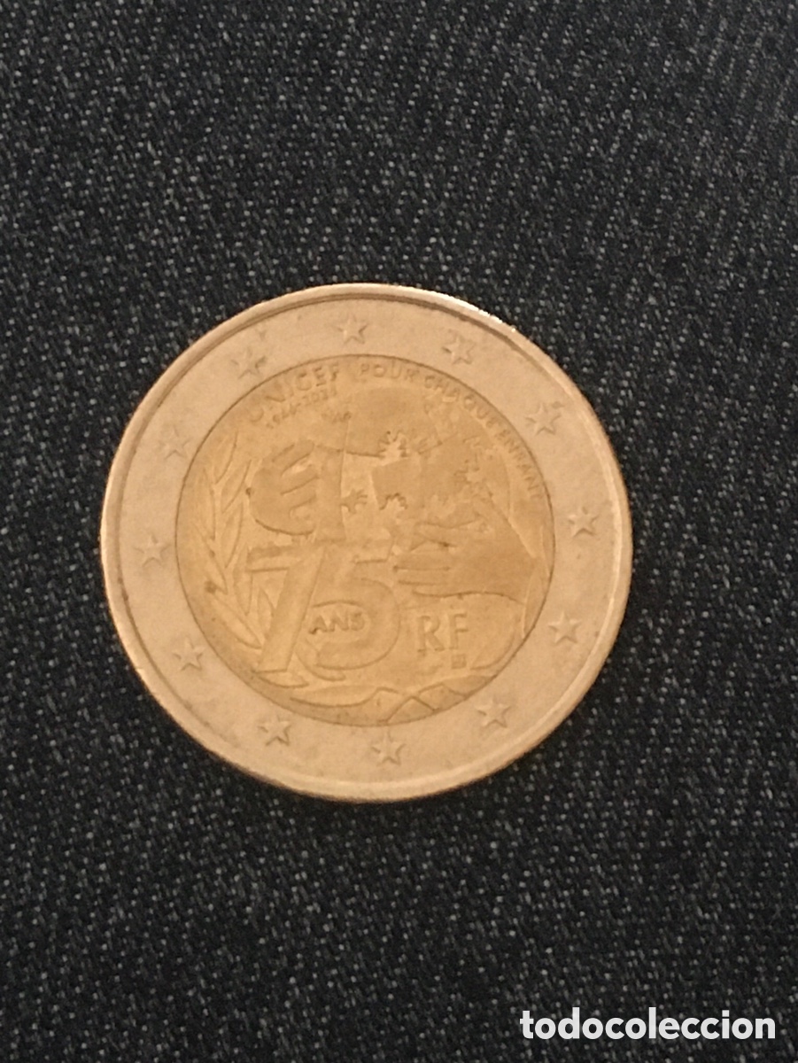 Euros: Moneda de 2 euros unicef - Foto 1