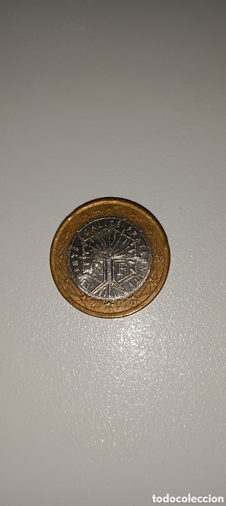 Euros: Moneda 1 euro Francia 2001 - Foto 1