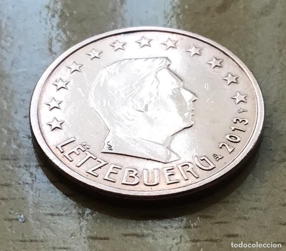 Euros: 5 c&eacute;ntimos de euro de Luxemburgo. A&ntilde;o 2013