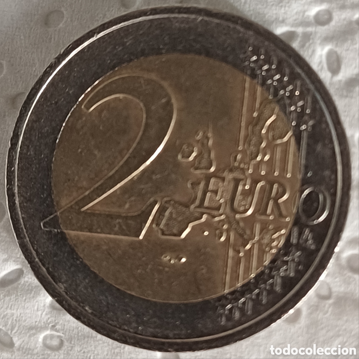 Euros: Moneda de 2&euro; Francia 2000, &uacute;nica! defecto - Foto 3