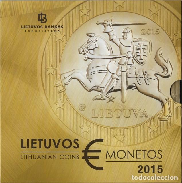 Euros: LITUANIA 2015 CARTERA OFICIAL - Foto 1