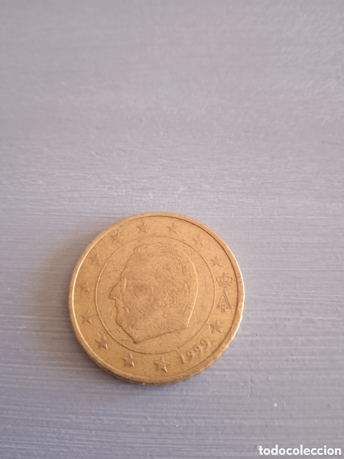 Euros: Moneda 50 c&eacute;ntimos en buen estado. - Foto 1