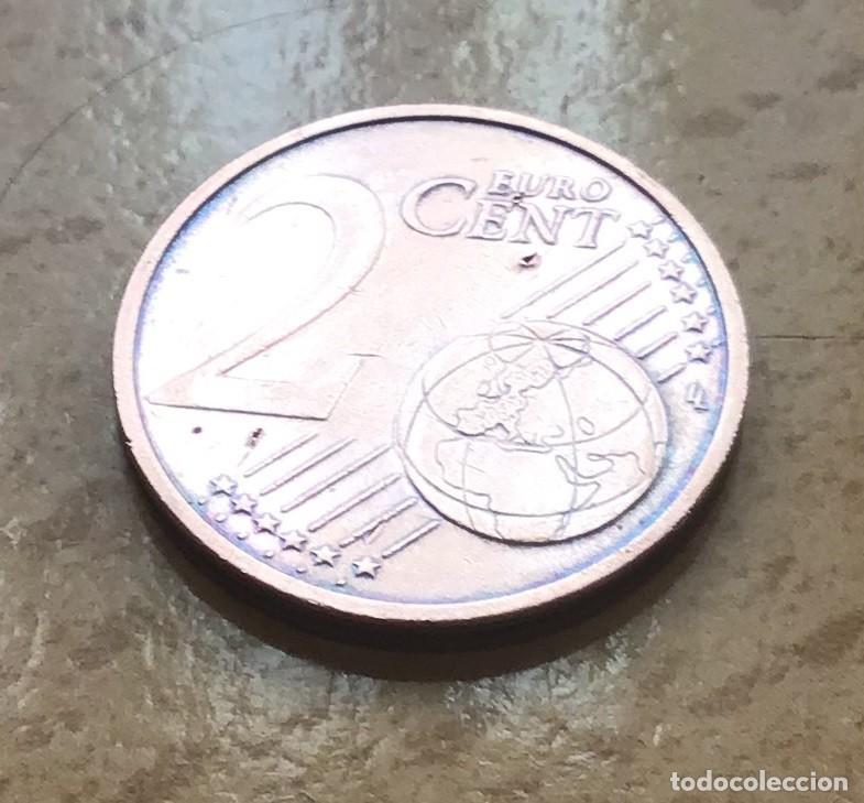 Euros: 2 c&eacute;ntimos de euro de Letonia. A&ntilde;o 2014. Circulada - Foto 2