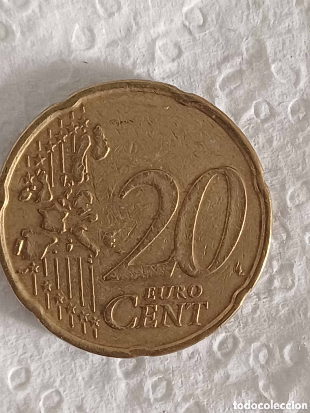 Euros: Moneda 20 cent &euro; B&eacute;lgica 2000 - Foto 4