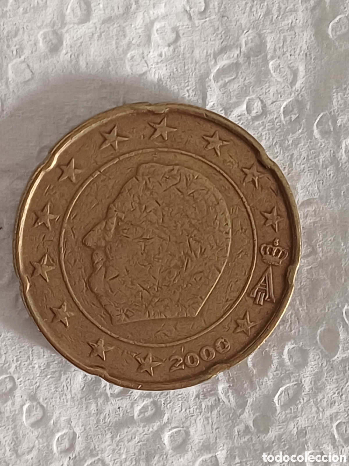 Euros: Moneda 20 cent &euro; B&eacute;lgica 2000 - Foto 1