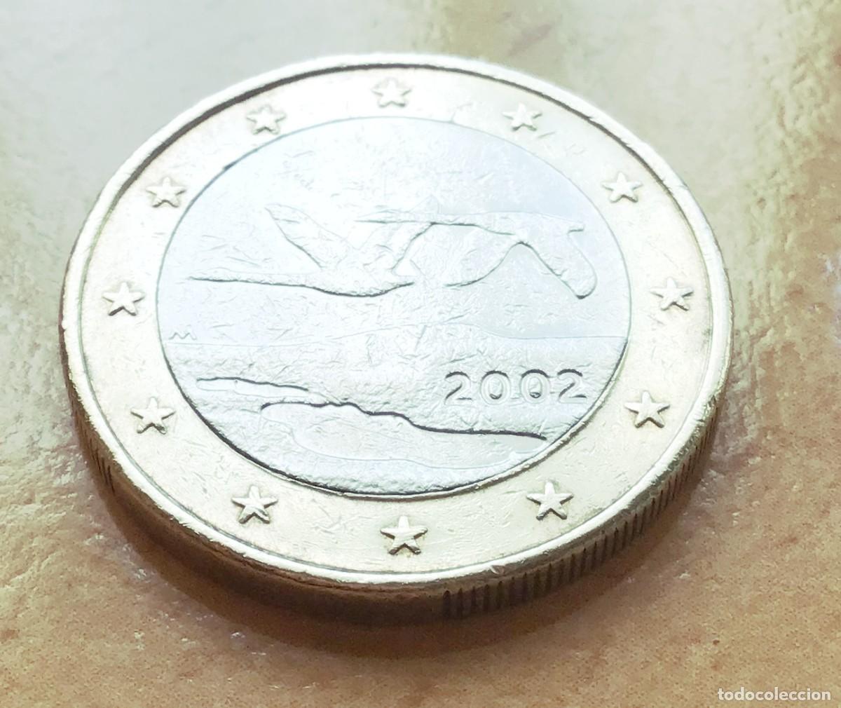 Euros: 1 euro de Finlandia. A&ntilde;o 2002
