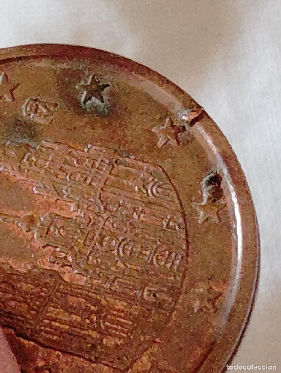 Euros: Moneda 2 cent &euro; 2005 con defectos - Foto 4
