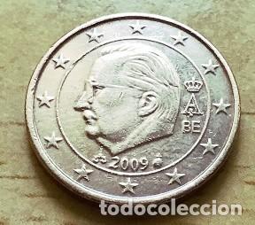 Euros: 1 c&eacute;ntimo de euro de B&eacute;lgica. A&ntilde;o 2009