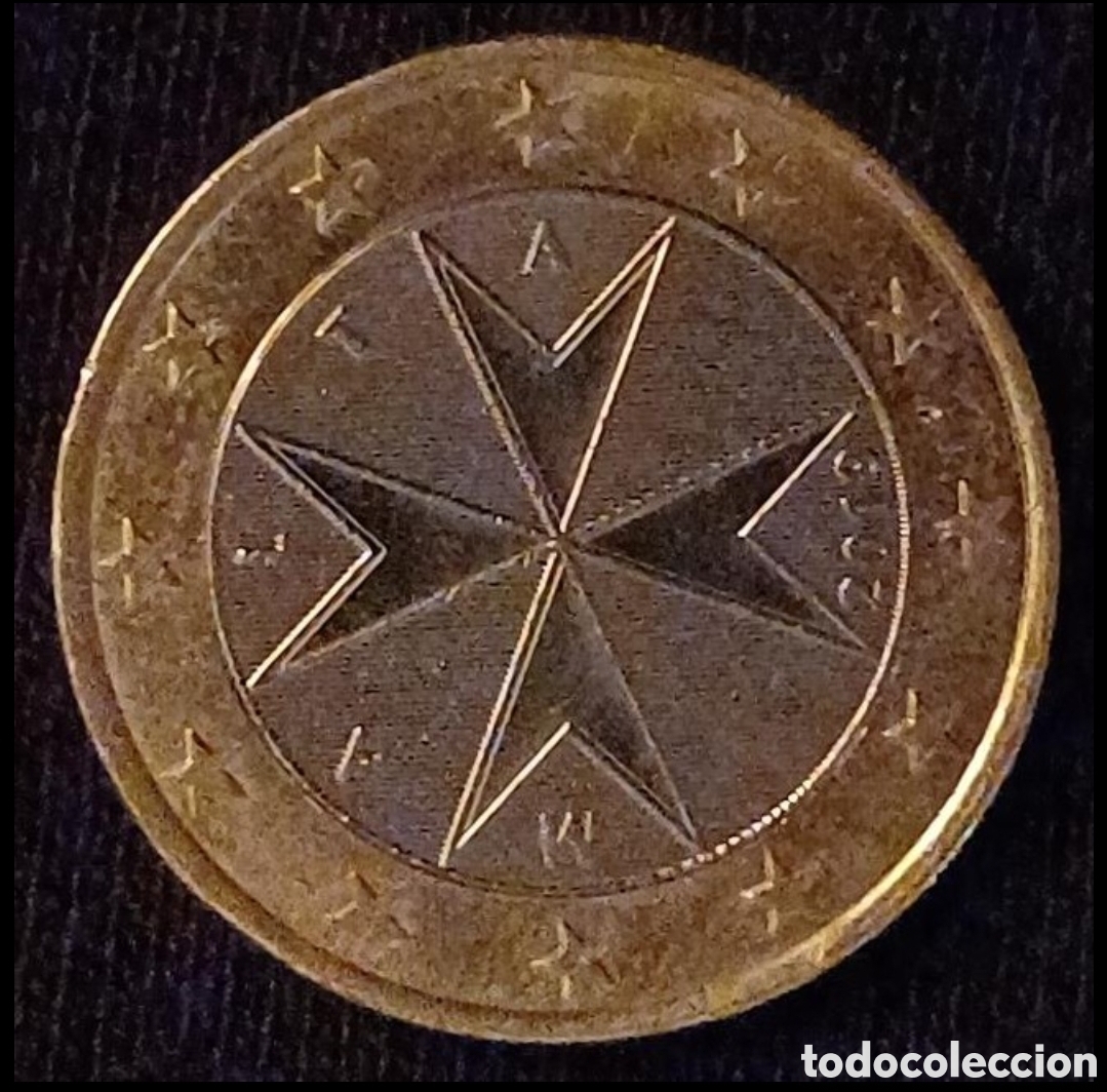 Euros: Malta 1&euro; a&ntilde;o 2019 sin circular - Foto 1